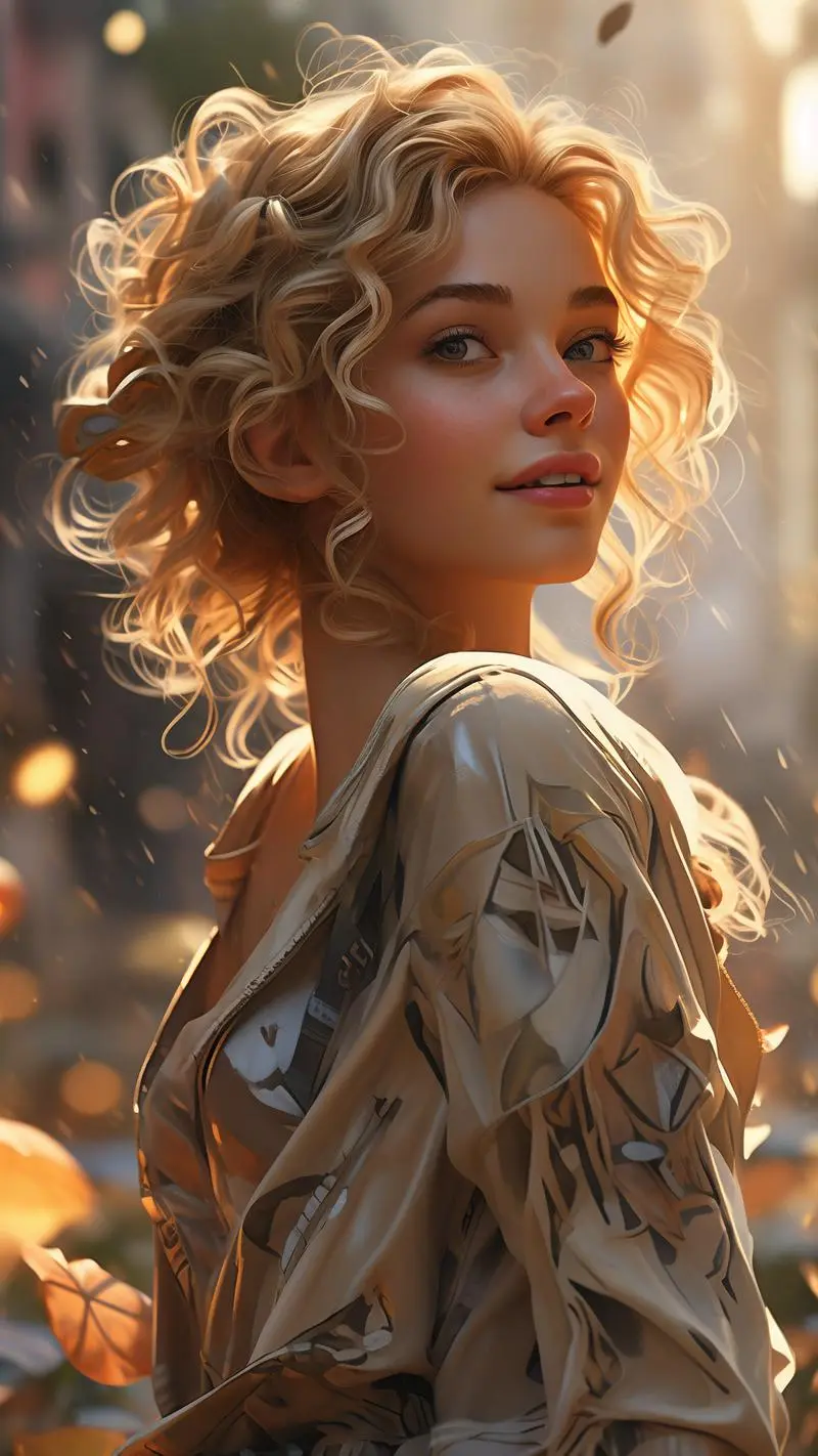Portrait enhanced in Crystal White AI